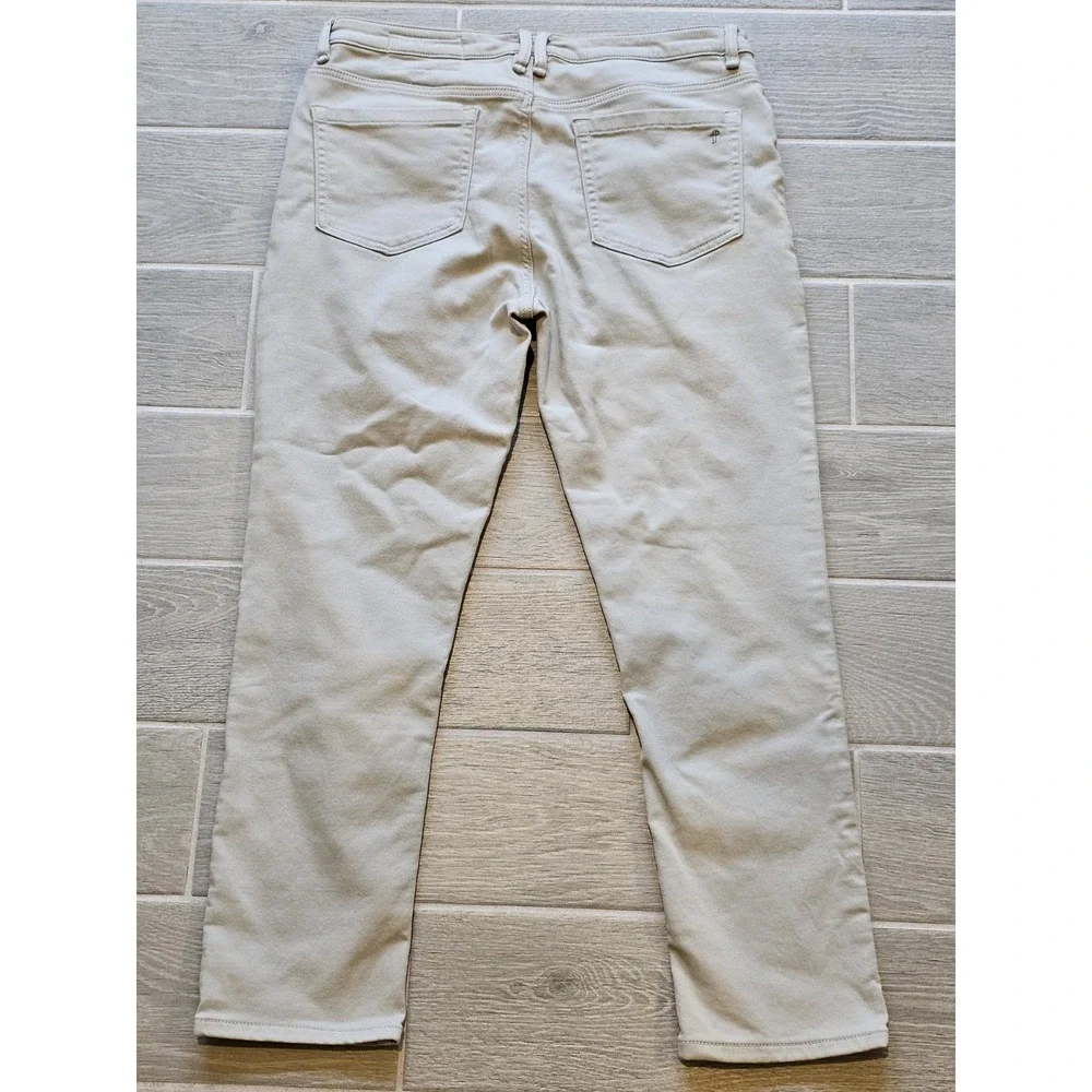 The Perfect Jean NYC Pants Mens 36x30 Denkhaki Light Khaki Slim Stretch Comfort